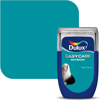 Dulux 5268304 Easycare Bathroom Tester Paint, Teal Touch, 30 Millilitres