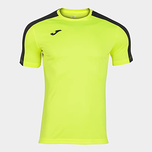 Joma Academy Men's Short Sleeve Game T-Shirt Neon Yellow/Black