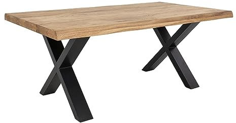 House Nordic Couchtisch, 70 x 120 x 50 cm, Eiche geölt, mit gewelltem Rand