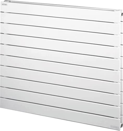 ACOVA, Radiateur Gamme Fassane Prem's Eau Chaude vertical double, à éléments verticaux, puissance 1246 W, hauteur 700 mm, largeur 1036 mm, A/R réversible, Blanc RAL 9016