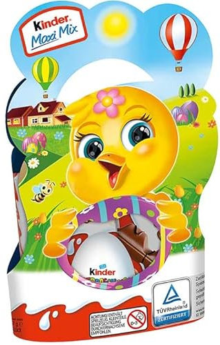 Kinder Maxi Mix Ostern | Geschenkverpackung mit Schokoladensortiment | 1 x 157g ('Küken')