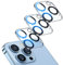 Giftorld [Lot de 3 protecteurs d'objectif d'appareil photo conçus pour iPhone 13 Pro/13 Pro Max, verre trempé 9H, anti-rayures, compatible avec les coques, clarté HD sans bulles