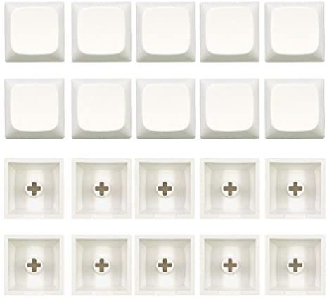 20 Stück PBT Not Engraving Blank Tastenkappe XDA Profile Höhe 1U Dyeing Sublimation Key Caps for Cherry Mx Switches pbt keycaps xda profile