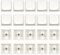 20 Stück PBT Not Engraving Blank Tastenkappe XDA Profile Höhe 1U Dyeing Sublimation Key Caps for Cherry Mx Switches pbt keycaps xda profile