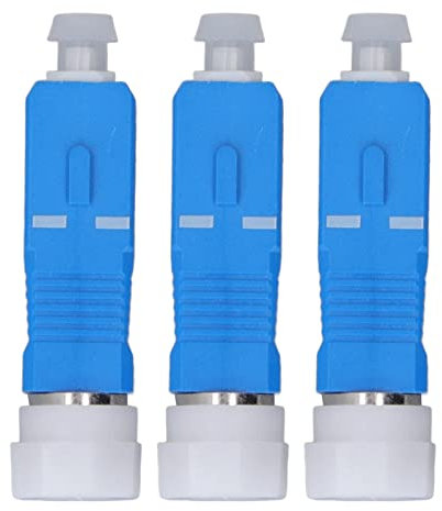 Lot De 3 Connecteurs Fibre Optique SC Mâle Vers Adaptateur Femelle FC, Adaptateur Fibre Optique Monomode SC Mâle Vers Connecteur Adaptateur Femelle FC Convertisseur De Fibre Optique Pour Localisateur
