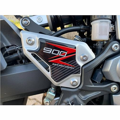 Adhesivos resinados 3D de protección compatibles con Kawasaki Z900 (protectores de latón)
