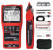 Network Cable Tester Wire Tracker Tone Generator Ethernet Tester Multimeter VFL 3-in-1 RJ45 CAT5 CAT6 CAT7 CAT8 RJ11 Tone Cable Length Cable Mapping Test (ET628)