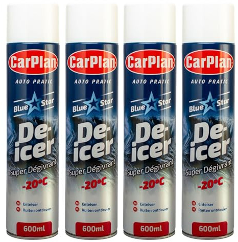 CarPlan De-Icer (600ml, Pack of 4)
