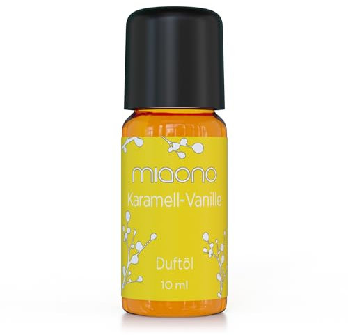 Duftöl Karamell-Vanille 10ml von miaono- feiner Raumduft - Aromaöl für Duftlampe und Diffuser
