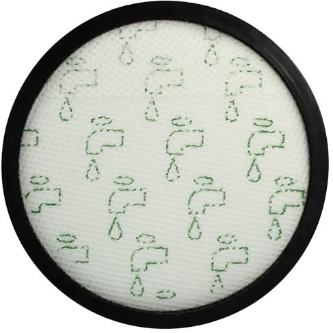 vhbw 1x Filtre compatible avec Rowenta X-Trem Power Cyclonic RO6962EA, RO6951EA, RO6954EA aspirateur - filtre de sortie d'air, noir/blanc