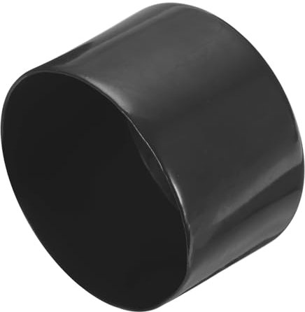 QUARKZMAN 4Pcs Embouts en Caoutchouc de 85mm de Diamètre Intérieur, Couvercle d'Extrémité Rond en Vinyle, Protecteurs de Filetage de Vis, Couleur Noire