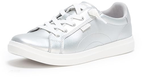 Skechers Bobs D'vine Instant Delight Women's Sneaker, Silver, 39.5 EU