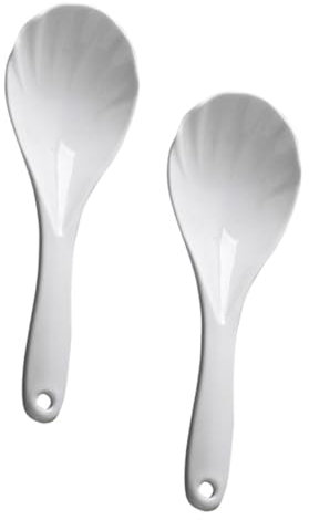 Cabilock 2piezas Cuchara Arrocera Reutilizable Antiadherente Espátula De Arroz Y Duradera Para Cocinas Para Servir Y Cocinar Arroz Materiales Seguros Y Resistentes