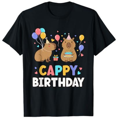 Alles Gute zum Geburtstag Capybara Kids Happy Birthday Mädchen Junge Bday T-Shirt