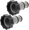HAKIDZEL 2piezas Adaptador De Manguera De Repuesto para Conexión Rosca De Bomba De Piscina Accesorios De Manguera para Piscina Conector De Resistente La Corrosión