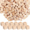 CLISPEED 500 Stück Block für klein Würfel bauen Zentimeter unvollendet Hartholz Mosaik farbig Holzblöcke Würfelhandwerk quadratische Holzscheiben Bastelwürfel aus Holz Holzwürfel hölzern
