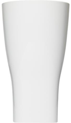 AIOS Tritan Renew Unbreakable White Plastic Pint Glass (2)