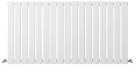 Biubiubath 600x1156 mm Gloss White Column Designer Radiator Horizontal Single Flat Panel Central Heating Radiators