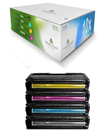 HAUPTSTADT TONER DarkSerie Toner im Set 10x kompatibel für Ricoh PC300 PC301 PC302 MC250 mit je ca. 2300 Seiten