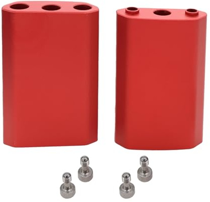 HangTon Ronin 2 blocchi di estensione per asse inclinabile da 60 mm, prolunga braccio gabbia per DJI ARRI Alexa 35 Venice Higher Camera Package Rig, 3/8-16 Thread M3 vite rossa