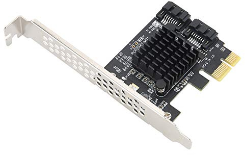 Acouto PCIe to 2Port 3.0 Expansion Card PCI -Adapter -Unterstützung AHCI1.0 IDE Modus Serial 3 ATA mit Rückwärts SAT PCI E Bis .0 Expansion Cardpci E CARTEXPANSIONS Karte für