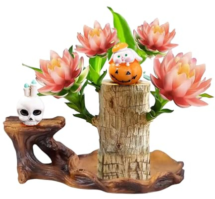 VUKHWX Brasilianisches Holz, Brasilianische Glücksholz-Pflanze, Mini-Skulpturkunst, geeignet für Haus, Außenbereich, Büro, Küche, Schlafenzimmer, Gartendekoration (# B)
