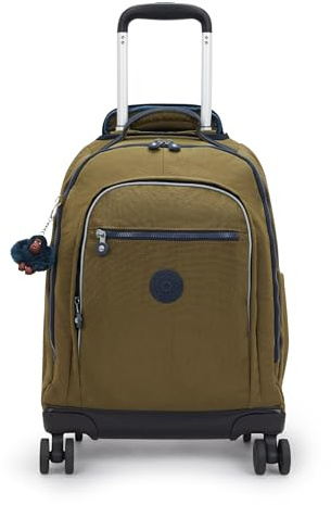 Kipling NEW ZEA Großer Rucksack mit Rollen, Treasure Green (Green)