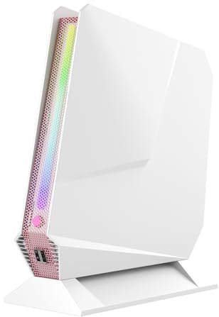 sinbun Mini Gaming PC, 13Th Gen Intel Core I9-13900HK, RTX 4060 8G Gaming Computer with RGB Lights, 32GB DDR5, 1TB PCIe SSD, Triple 4K Display/WiFi6E BT5.2/2.5G LAN/6 USB Port, Win 11 Pro Desktop PC