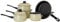 Premier Housewares 204211 Carbon Steel Belly Pan Set, Cream, 5 Piece