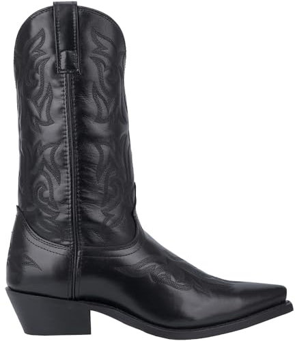 Laredo Hawk Tradizionale Cowboy Stivali Uomo, Nero , 39.5 EU