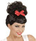 Widmann - Perücke Rockabilly Pin Up Girl mit roter Schleife