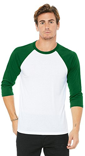 BELLA+CANVAS 3/4-Sleeve Baseball Tee