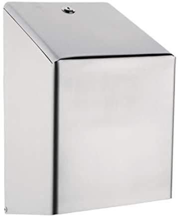 Jantex Edelstahl-Zentralentnahme-Rollenspender, Silber, Größe: 370(H) x 210(B) x 220(T)mm - Passend für Rollen: DL921, DL920, CF971, GD833, CF970 & GD834 - Hochglanz-Design, abschließbar, GJ030