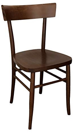 Stuhl aus Holz, montiert, Typ Milano Vintage walnuss