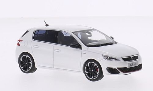 Peugeot 308 GTi, metallic-weiss, 2015, Modellauto, Fertigmodell, Norev 1:43
