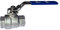 - Vannes d'arrêt inox - Vanne à sphère INOX poignée plate bleue PN40 - Femelle 11/2 (40/49)
