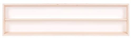 Alsino V-115.2 Vitrine Spur HO & N, Regal H0 115 cm 2 Fächer