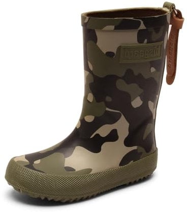 Bisgaard Unisex Kinder 92007999 Gummistiefel, Camouflage, 27 EU