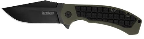 Kershaw, Taschenmesser, Faultline Linerlock, Klinge: 7,6 cm, Klappmesser, Extended Tang, Taschenclip
