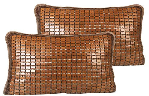 Pillow cases Verano Bambú Protector De Almohada Doble Lado Funda De Almohada Frío Cama Almohada Cubierta Respirable Lavable Funda De Almohada 2 Paquete-d