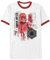 STAR WARS Unisex-Erwachsene Red Trooper Schematic T-Shirt, Weiß/Rot, XX-Large