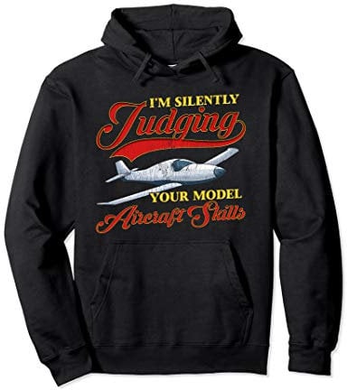 Funny Judgemental Radio Controlled Model Airplane Pullover Hoodie