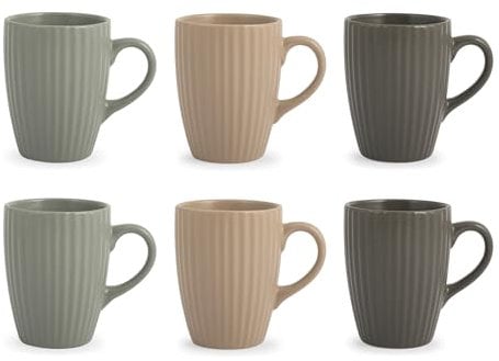 H&h set 6 mug countryside cc29