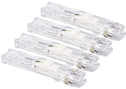 PEARL Papierklammer: 4er-Set Blatthefter maxi für bis zu 50 Blatt (Bindegerät, Blatthefter Mini, Dokumentenmappe)