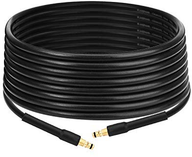 MOPEI 10M Tubo Flessibile di Prolunga per Kärcher K2 K3 K4 K5 K6 K7 Idropulitrice, Tubo di Ricambio con Quick Connect System, 180 Bar