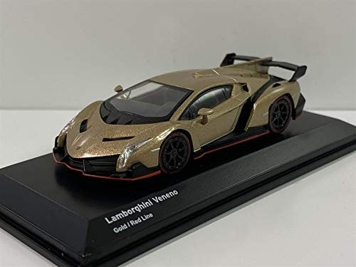 Kyosho Lamborghini Veneno Gold Red Line 7040A1 Maßstab 1:64