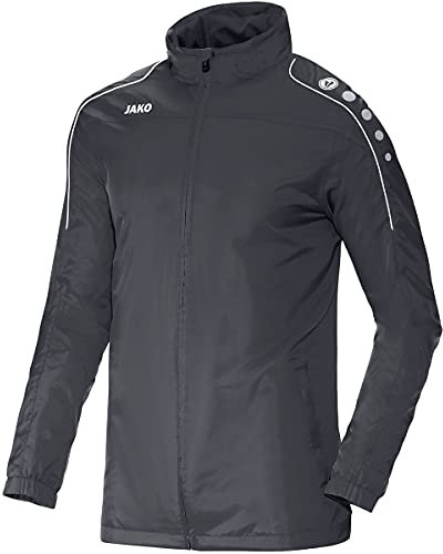 JAKO Unisex 100% Polyester Allwetterjacke Motion, grau, S/M