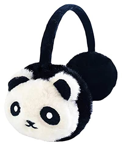 Kinder Ohrenwärmer mit Tiermuster Panda Jungen Mädchen Warme Winter Ohrenschützer Kinder Outdoor Ski Faux Fur Earmuffs Weich Plüsch Ohrenschützer Kälteschutz Kalte Winterzubehör Outdoor Ohrenmuscheln