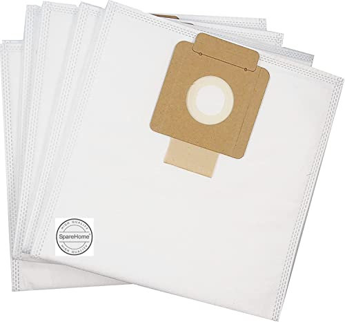 SpareHome® 5 Staubsaugerbeutel, hohe Filtration, kompatibel mit Kärcher T12/1 T15/1 T17/1-6.907-017.0