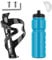 Ainiv Porte Bidon de Vélo avec Gourde Vélo 750ML, Bidon de Sport de Haute Qualité sans BPA Convient Aux Vélo/VTT/Vélo de Route,Porte Gourde Indispensable pour Rouler